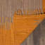 Tapis orange en coton tissé à plat à la main à motif abstrait Annia-22810029
