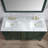 Whitney 60 " W Freestanding Standard Free Standing 2 Double Vanity Bathroom Vanity With Carrara Marble Top-88135091-88135092