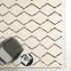 Mossy Moroccan Charcoal/Light Beige Area Rug