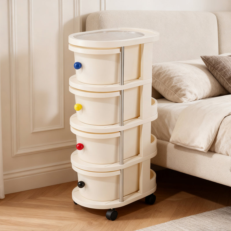 75cm H x 28cm W Utility Cart with Wheels