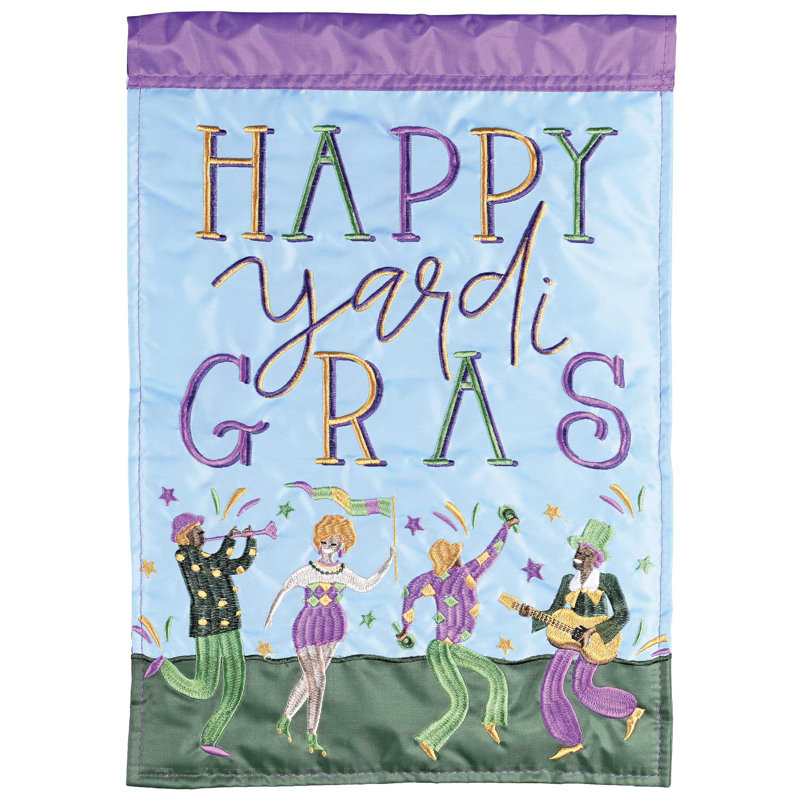 Drapeau Happy Yardi Gras