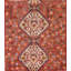 Tapis carré rétro Vintage 2 x 2