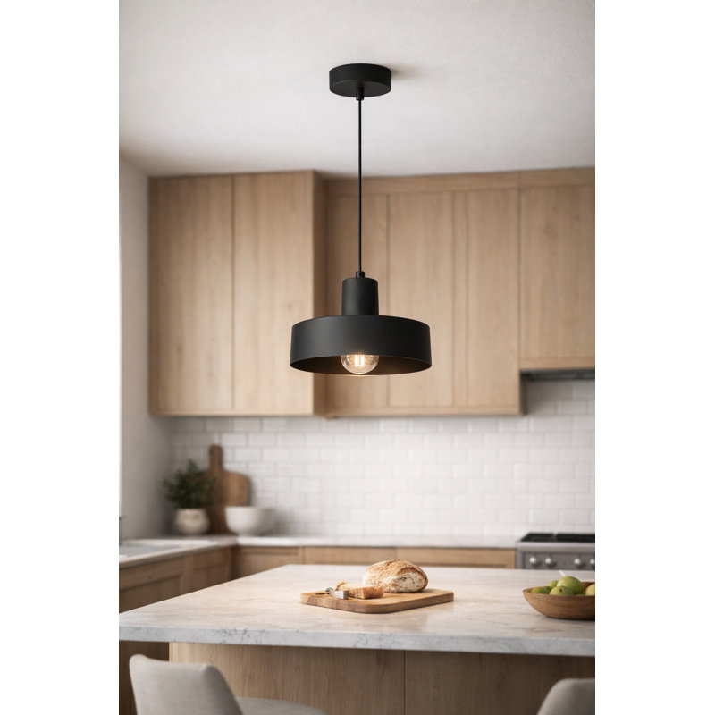 - Light Pendant, Matte Black