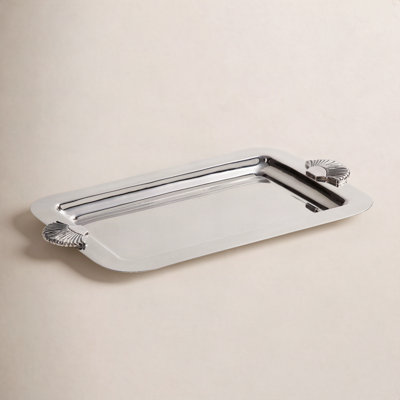 Stainless Steel Shell Serving Tray