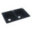 Swan 22'' W Double Bowl Solid Surface Dual Mount Kitchen Sink-38293771-38293772