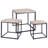 Ambiance Side Table Set 3 Piece Teak