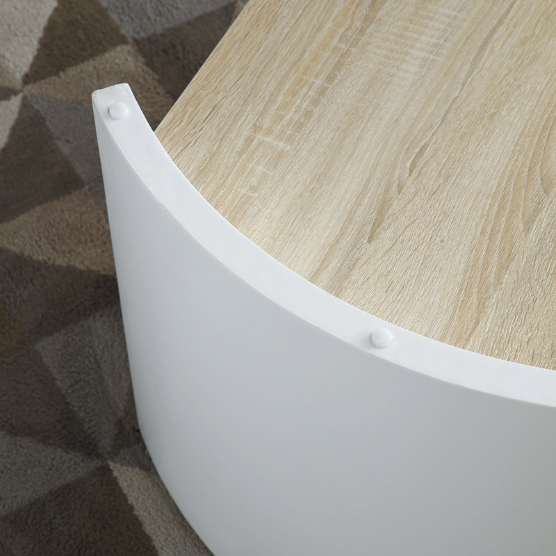 Table de chevet avec tablettes à 2 couches