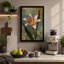 Lily in Bloom Botanical - Wrapped Canvas-1541168034-1541168036