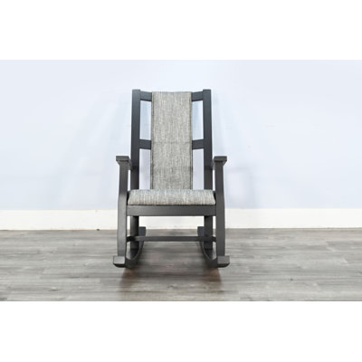 Solid Wood Rocking Chair by August Grove