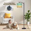 Lampe sur pied arquée Scène de plage ludique avec coquillages colorés Étoiles de mer Vagues avec télécommande DEL Abat-jour réglables Hautes lampes pour lire Bureau