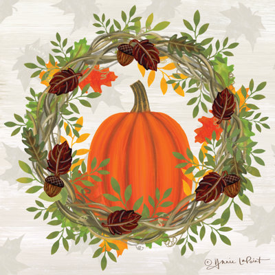 " Pumpkin Wreath " by Annie LaPoint