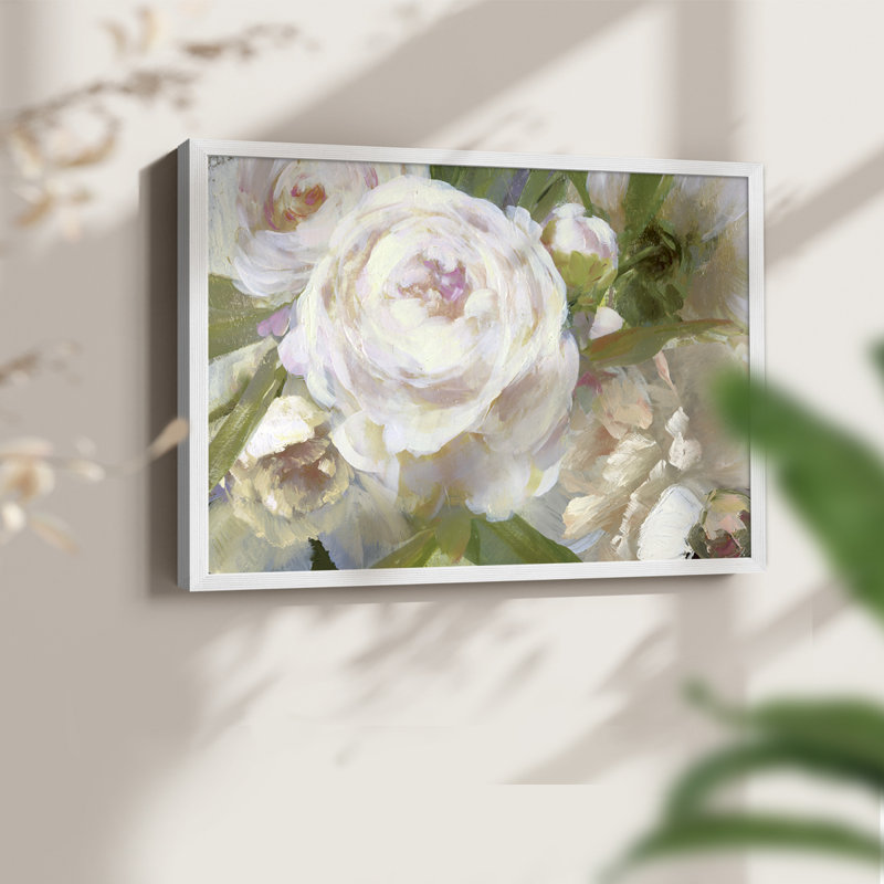Beauté rosée - reproduction encadrée, H 8 po x l 10 po, Blanc