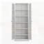 Grand rangement avec 5 tablettes réglables, armoire autoportante-330971576