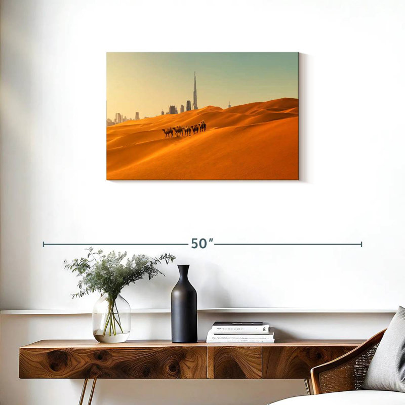 Chameaux d'Alvord à Dubaï, H 20 po x l 30 po
