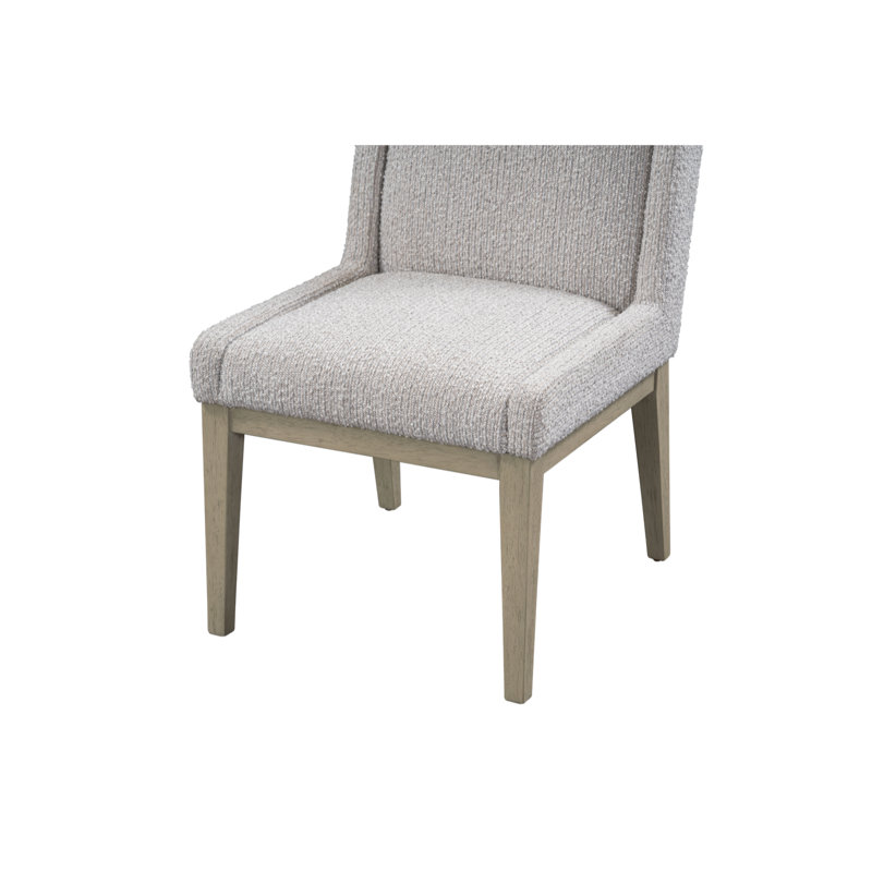 Cardston Upholstred Dining Chair Oyster Beige Performance Fabric
