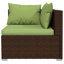 Jerrica 12 Piece Garden lounge set with poly rattan cushions-79173370-79173372