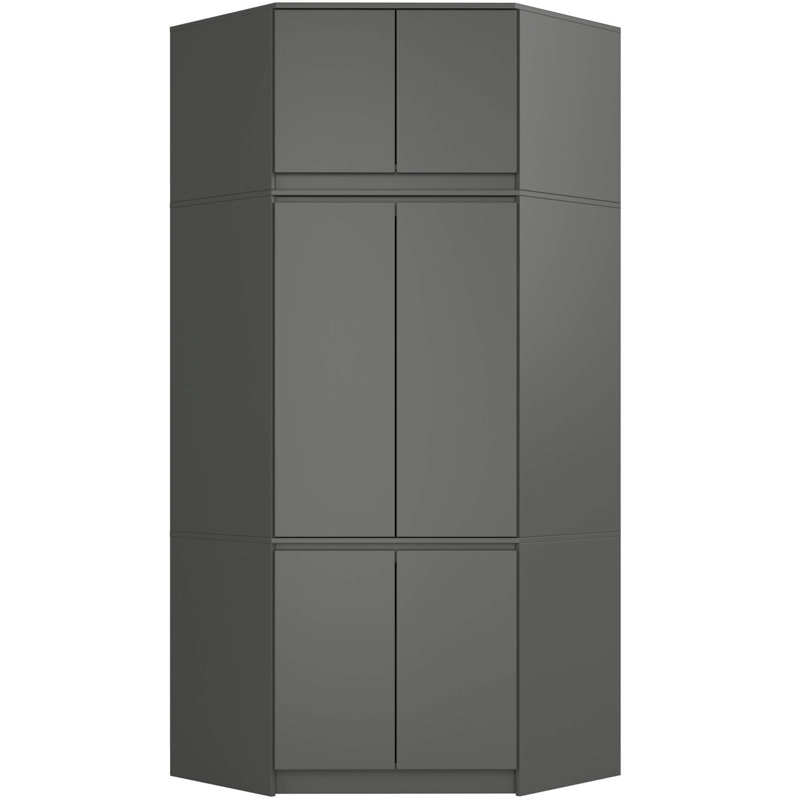 Sira 6 Door Manufactured Wood Wardrobe