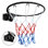 Basketball Double Spring Solid Rim, 18" Steel Basketball Rim For Indoor And Outdoor