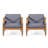 Mcclurg Acacia Outdoor Lounge Chair-468149457