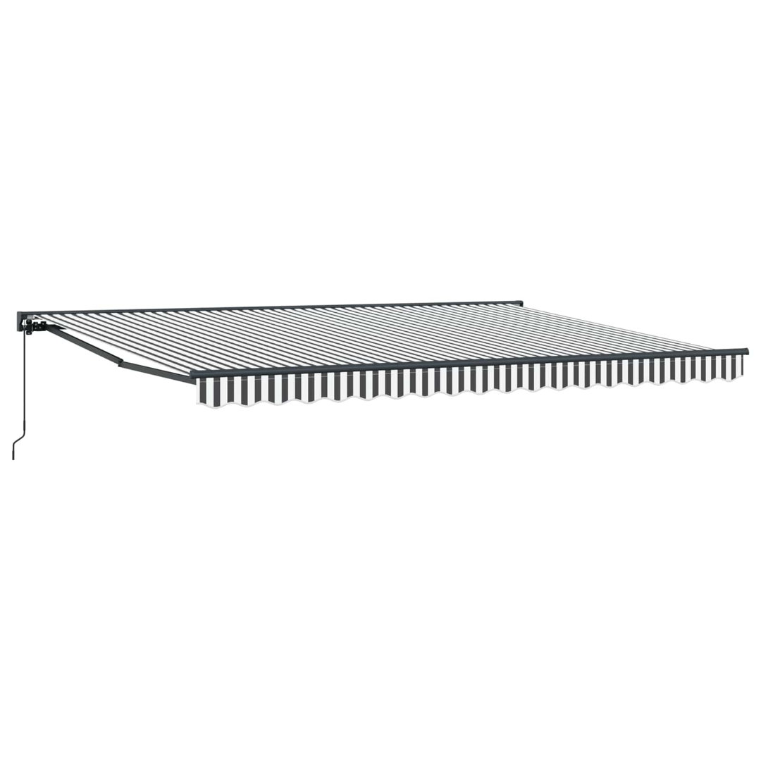 VidaXL Polyester Cover Retractable Patio Awning