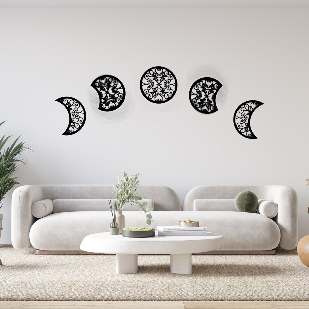 Wanddekoration-Set Moon Phase