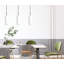 Troy 3 Light Glass Pendant