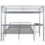 Lit superposé en métal avec bureau, échelle et lattes de qualité pour la chambre à coucher, métallique-1721702790