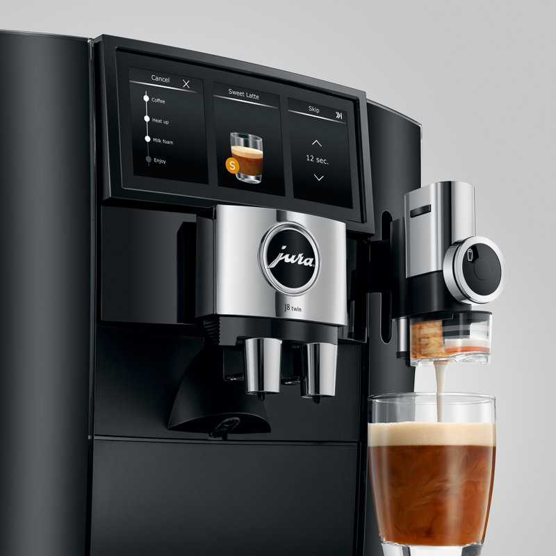 JURA J8 Twin Diamond White, Black