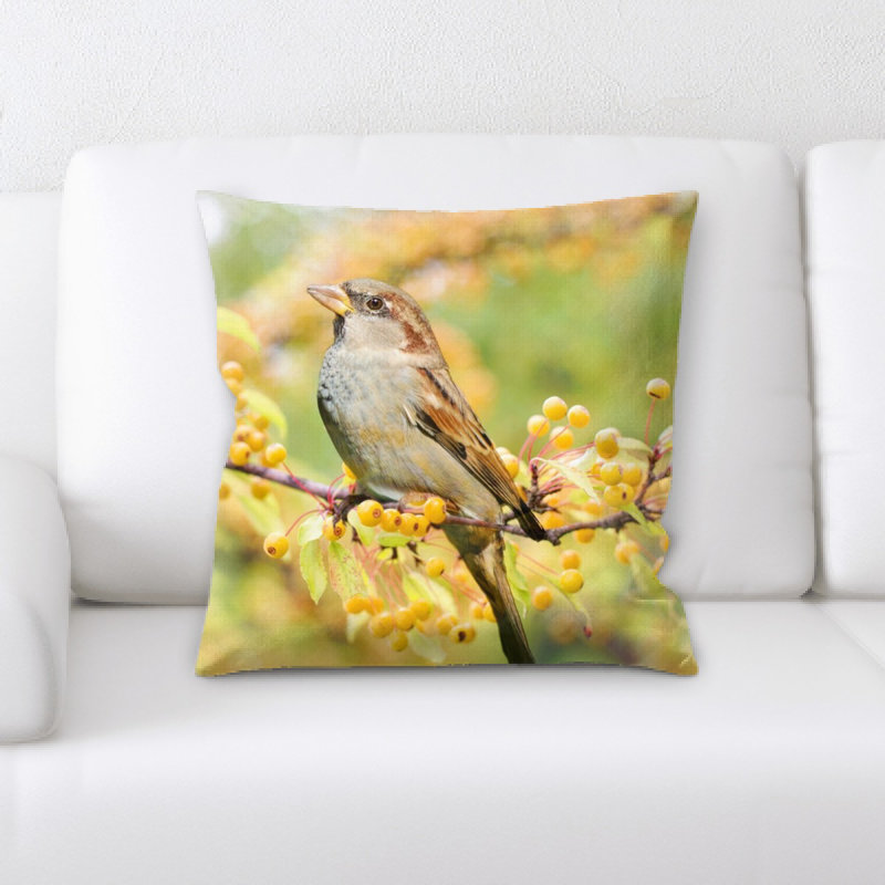 Microsuede Throw Pillow