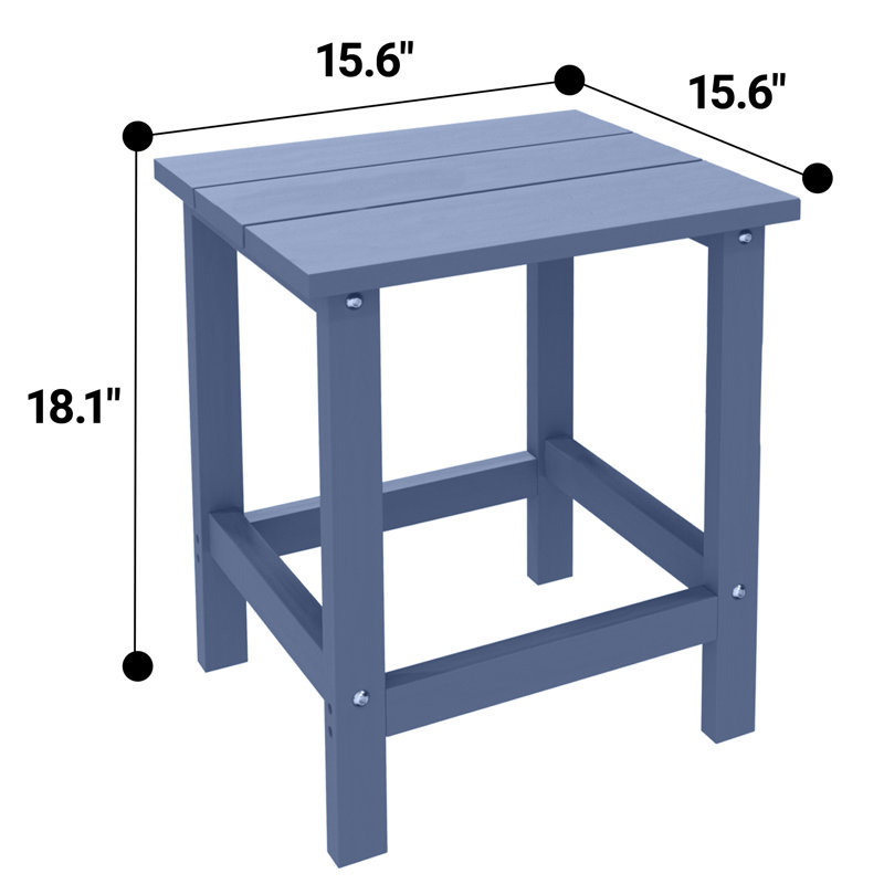 Table d'appoint All Weather Adirondack, Bleu