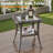 Allcot 7 - Person Wicker Outdoor Conversation Set, Patio Swivel Chair Set with Lighted Coffee Table and Cushions-1236282682
