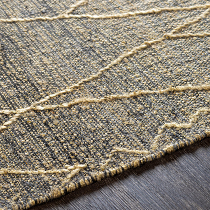 Tapis beige à motif géométrique Ealing, Rectangle 2 pi x 3 pi