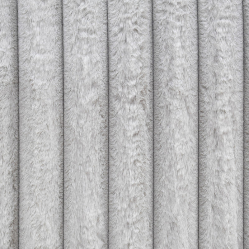 Canapé modulaire en Corduroy, Gris clair