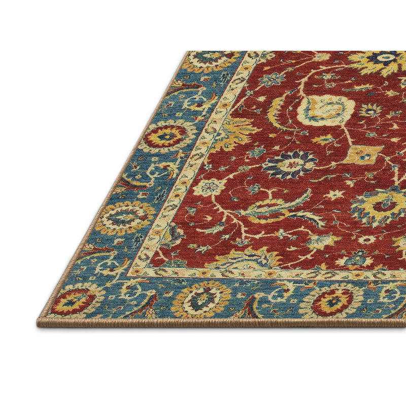 Tapis décoratif multicolore à motif abstrait, Rectangle 8 pi x 12 pi