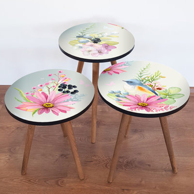 Tables gigognes 3 pieds Leeann