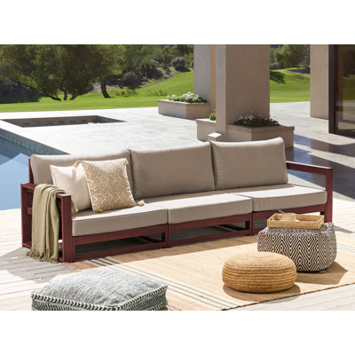 Ailin 269cm Wide Patio Sofa with Cushions