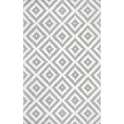 Geometric Wool Hand Woven Area Rug