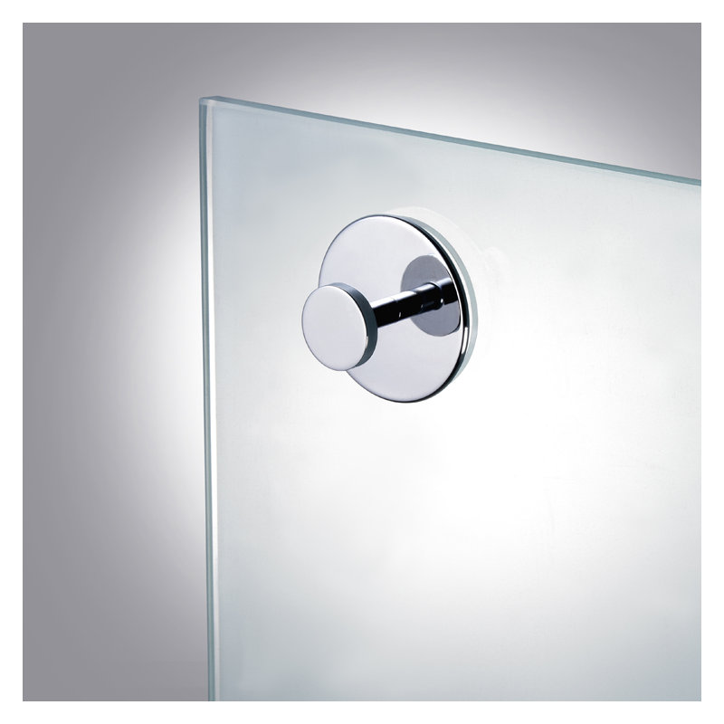 Porte-peignoir mural, Chrome