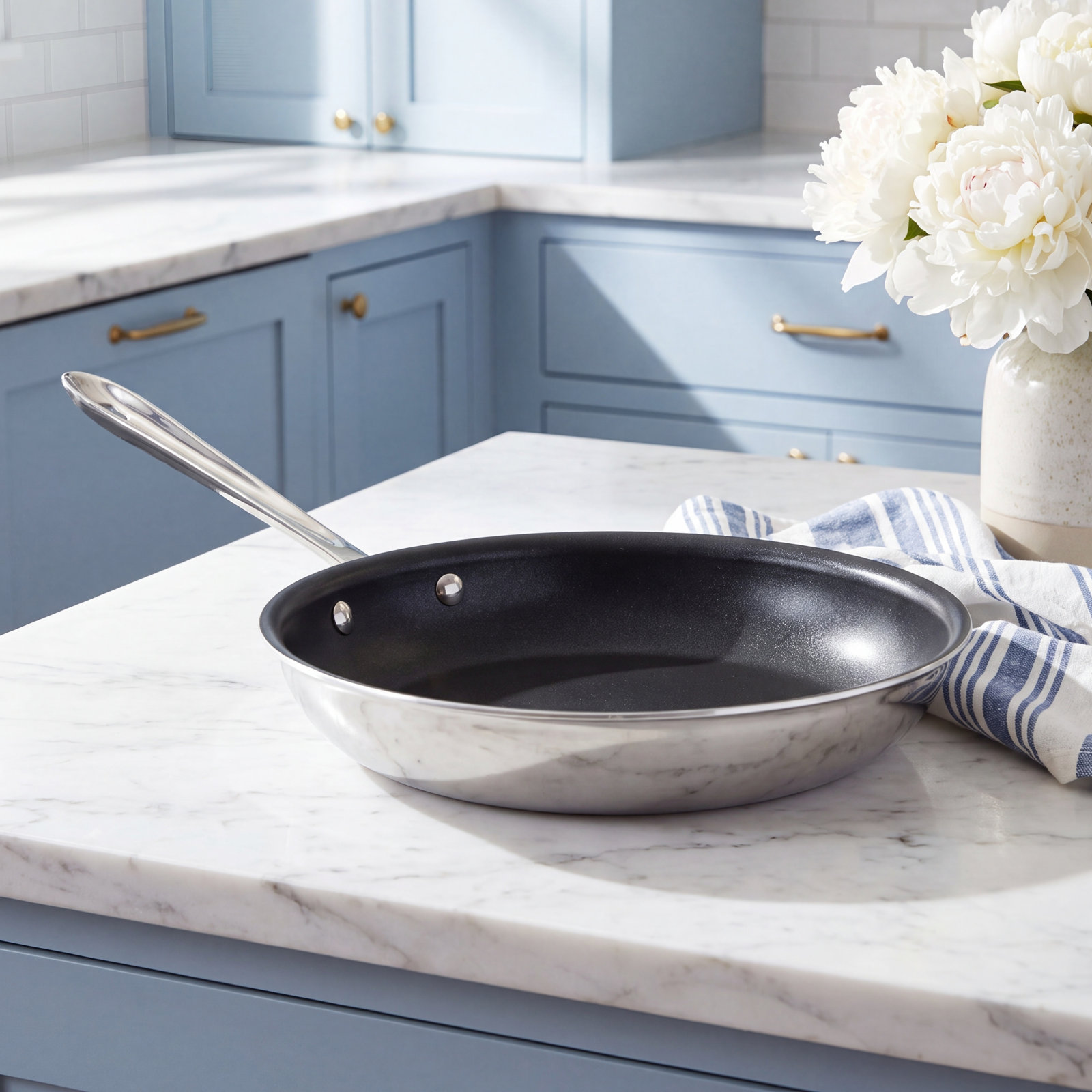 All-Clad D3® Stainless Steel Non-Stick Frying Pan, 10.5"
