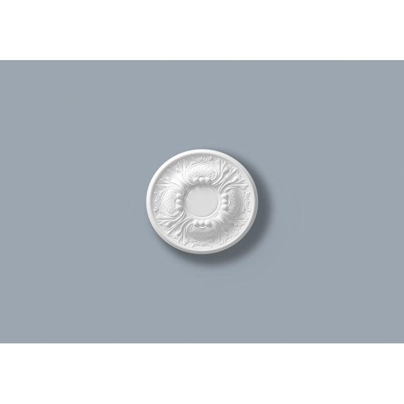 Cutts 3cm H x 30cm W x 30cm D Plastic Ceiling Medallion