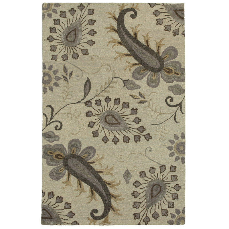 Shalya Hand Tufted Paisley Indoor Rug