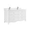 60" Solid Wood Sink Vanity  With 1' Artificial Stone Top-439160358