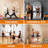 Home Gym Arched Mirror 360° Swivel on Wheels,Extra Large Full Body Rolling Mirror, Tempered Glass Easy to Move Full Length Mirror for Yoga Studio, Bedroom, Dancing Studio