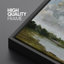 Tranquil Landscape Soft Brushstroke Lake Scene, reproduction d'art sur toile-96074573-111376756