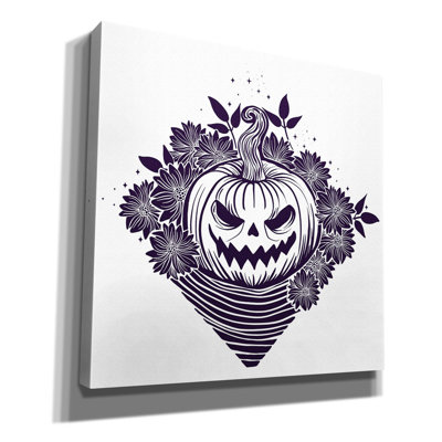 "Epic Graffiti" Pumpkin "par Rachel Hallquist, art mural sur toile