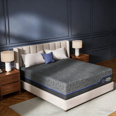 12 Inch Pocket Spring And Foam Hybrid Mattress With Cooling Knit Cover Certipur-US Certified by Alwyn Home