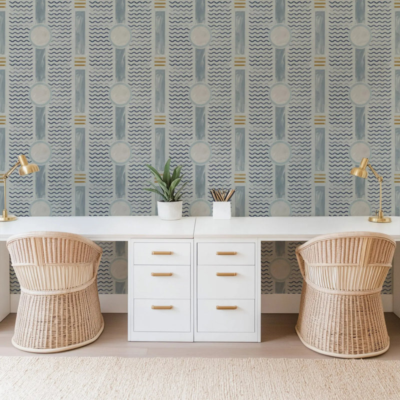 South Beach Facade - Wallpaper, Sandy Paint, Peel & Stick