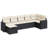 Vidaxl Garden Sofa Set Black