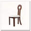 Chaise en caoutchouc et bois massif