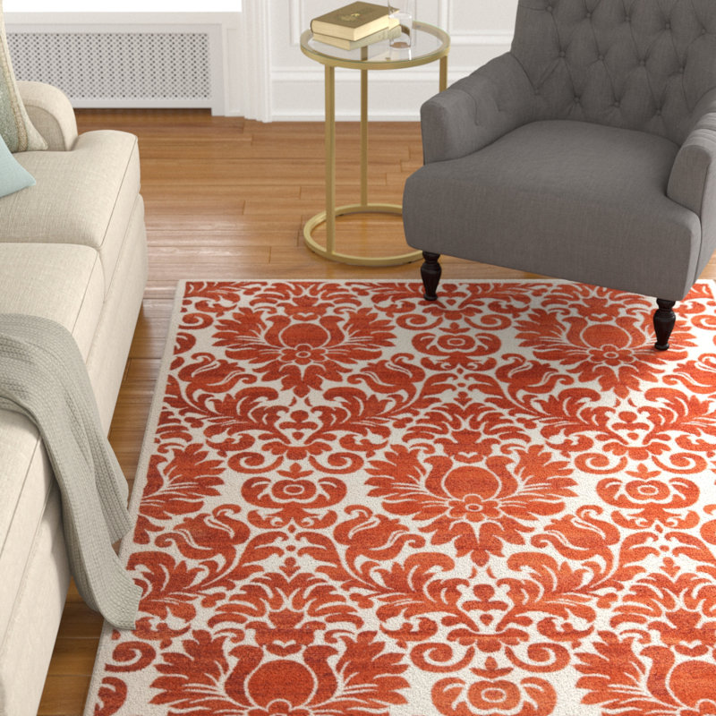 Cargin Performance Damask Rug, Rectangle 8' x 11'2"